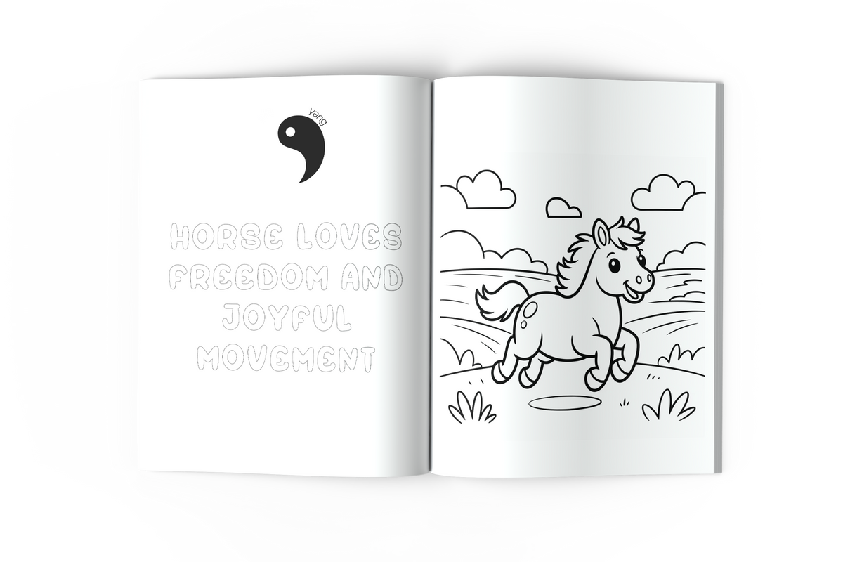 Chinese Zodiac Animals Coloring Book — Ages 3–6