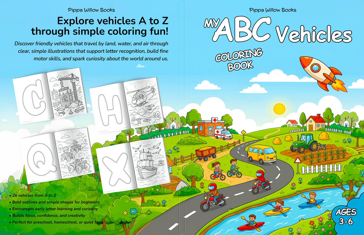 My ABC Vehicles — Ages 3–6