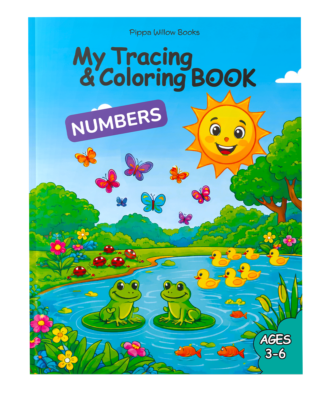 My Tracing & Coloring Book: Numbers — Ages 3–6
